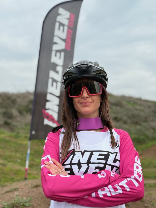 Team 111 4 Monica Baldini, istruttrice Oneleven Scuola mtb roma